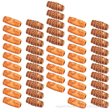 Wholesale Girls Afro Dread Loc Wholesale Hair Accessories Dreadlocks Gold Tube Metal Hair Braiding Beads